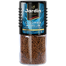 Кофе растворимый сублимированный Jardin Colombia Medellin 95 г (стеклянная банка)