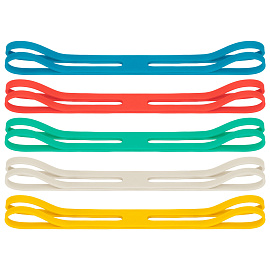 Резинки КРЕСТООБРАЗНЫЕ упаковочные, диаметр 160 мм, 25 шт., цветные, каучук, BRAUBERG, 440195