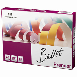 Бумага офисная Ballet Premier (А3, марка A, 80 г/кв.м, 500 листов)
