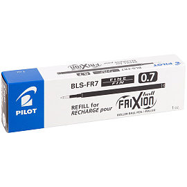 Стержень гелевый Pilot BLS-FR7 стираемый черный 111 мм (толщина линии 0.4 мм)