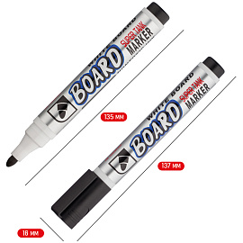 Маркер для белых досок Crown Multi Board черный (толщина линии 3 мм)