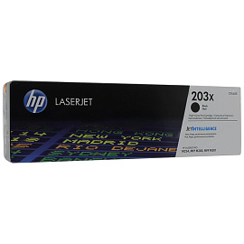 Картридж лазерный HP 203X CF540X черный оригинальный повышенной емкости