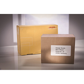 Этикетки Avery Zweckform AS0722430 для принтера этикеток Dymo (54 мм х 101 мм, цвет ленты белый, шрифт черный)