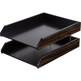 Набор настольный деревянный чёрное дерево (8 предметов)