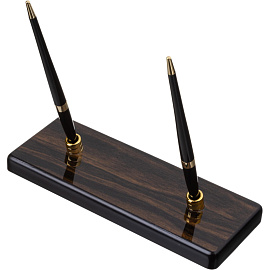 Набор настольный деревянный чёрное дерево (8 предметов)