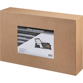 Набор настольный деревянный чёрное дерево (8 предметов)