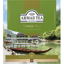 Чай зеленый Ahmad Green Tea 100 пакетиков