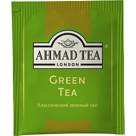 Чай зеленый Ahmad Green Tea 100 пакетиков фото Чай зеленый Ahmad Green Tea 100 пакетиков