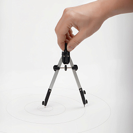 Готовальня Faber-Castell, 3 предмета, пластиковый футляр фото Готовальня Faber-Castell, 3 предмета, пластиковый футляр