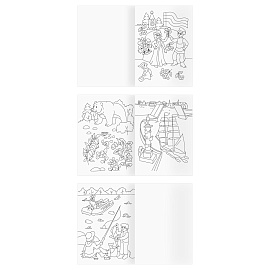 Раскраска А4, 8 стр., ТРИ СОВЫ "Любимая раскраска