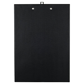 Планшет с зажимом OfficeSpace А4, ПВХ, черный фото Планшет с зажимом OfficeSpace А4, ПВХ, черный