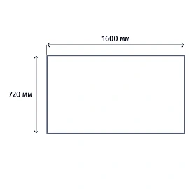Стол прямой Riva А.СП-4 (венге, 1600х720х750 мм)