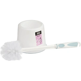 Ёршик для унитаза Spin&clean WC Ballet с подставкой из пластика цилиндрический