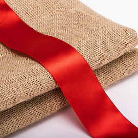 Лента атласная ширина 50 мм, длина 23 м, красная, BRAUBERG, 591521 фото Лента атласная ширина 50 мм, длина 23 м, красная, BRAUBERG, 591521