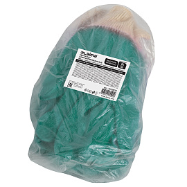 Перчатки хлопчатобумажные, износостойкие ОДИНАРНЫЙ латексный облив, 13 класс, КОМПЛЕКТ 5 ПАР, LAIMA ЛЮКС, 600802