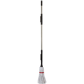 Швабра верёвочная ЭкоКоллекция насадка хлопок 50 см телескопическая рукоятка 135 см металл/пластик