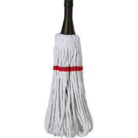 Швабра верёвочная ЭкоКоллекция насадка хлопок 50 см телескопическая рукоятка 135 см металл/пластик