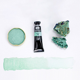 Акварель художественная Гамма "Старый Мастер" малахит, 9мл, туба фото Акварель художественная Гамма "Старый Мастер" малахит, 9мл, туба