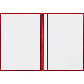 Папка адресная На подпись А4 бувинил бордовая