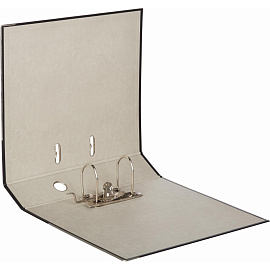 Папка-регистратор Attache 75 мм чёрная бумвинил/бумага с защитным уголком