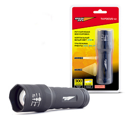 Фонарь светодиодный Яркий луч T4 Focus на батарейках фото Фонарь светодиодный Яркий луч T4 Focus на батарейках
