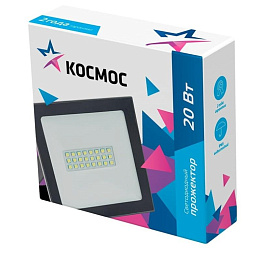 Прожектор светодиодный Космос 20 Вт 6500 К 1600 лм IP65 (K_PR5_LED_20)
