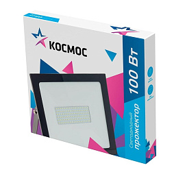 Прожектор светодиодный Космос 100 Вт 6500 К IP65