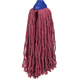 Насадка МОП для верёвочной швабры Кадыйская мануфактура Премиум Big хлопок/вискоза 32x8 см красная