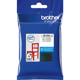 Картридж струйный Brother LC3619XLC голубой оригинальный повышенной емкости