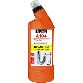 Cредство для прочистки труб Effect Alfa 104 0.75 л (концентрат)