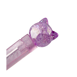 Нож канцелярский 9мм MESHU "Crystal Kitten", блистер, европодвес, ассорти