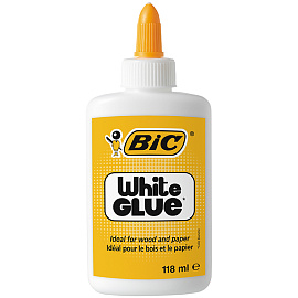Клей ПВА Bic "White Glue", 118мл.