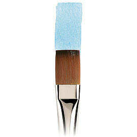 Кисть художественная синтетика Winsor&Newton "Cotman 777", плоская, 3/4, короткая ручка