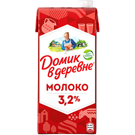 Молоко Домик в деревне ультрапастеризованное 3.2% 925 мл