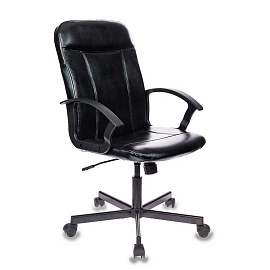 Кресло для руководителя Easy Chair 563 TPU черное (искусственная кожа, металл)