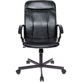 Кресло для руководителя Easy Chair 563 TPU чёрное (экокожа, металл)