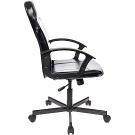 Кресло для руководителя Easy Chair 563 TPU чёрное (экокожа, металл)