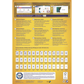 Этикетки самоклеящиеся Avery Zweckform (3481) 70х41 мм 21 штука на листе белые (100 листов в упаковке) фото Этикетки самоклеящиеся Avery Zweckform (3481) 70х41 мм 21 штука на листе белые (100 листов в упаковке)