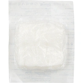 Салфетка марлевая Вариант стерильная 5х5 см 8-слойная 17 нитей (5 штук в упаковке)