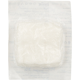 Салфетка марлевая Вариант стерильная 5х5 см 8-слойная 17 нитей (5 штук в упаковке)