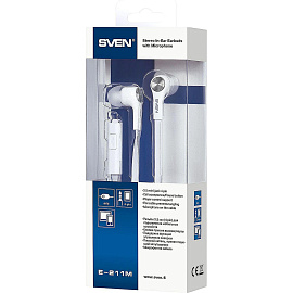 Наушники SVEN E-211M белые