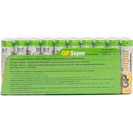 Батарейка ААА мизинчиковая GP (20 штук в упаковке) фото Батарейка ААА мизинчиковая GP (20 штук в упаковке)