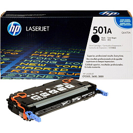 Картридж лазерный HP 501A Q6470A черный оригинальный
