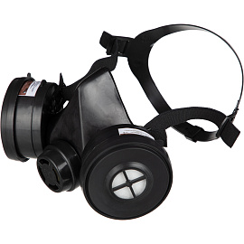 Полумаска РУ-60М марка размер универсальный в комплекте со сменными фильтрами А1Р1