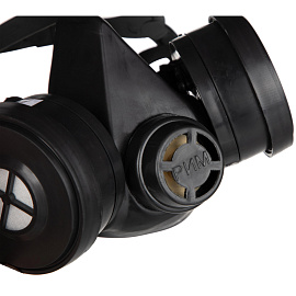 Полумаска РУ-60М марка размер универсальный в комплекте со сменными фильтрами А1Р1