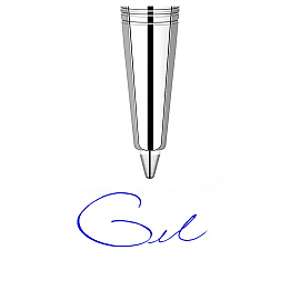 Стержень гелевый Parker синий 98 мм (толщина линии 0.5 мм)