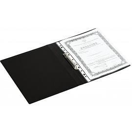 Папка на 2-х кольцах Attache Economy 25 мм черная до 150 листов (пластик 0.4 мм)