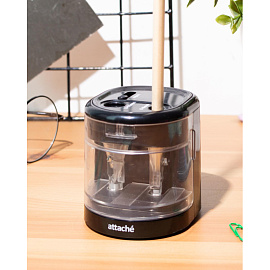 Точилка электрическая Attache Leader черная