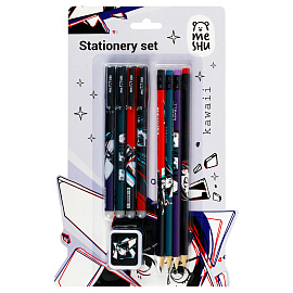 Набор канцелярских принадлежностей MESHU "Kawaii", 9 предметов фото Набор канцелярских принадлежностей MESHU "Kawaii", 9 предметов
