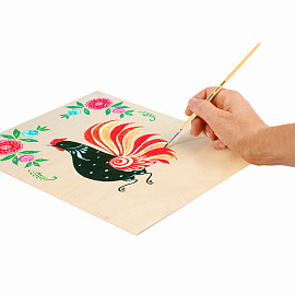 Кисть BRAUBERG, пони, круглая, №1, 200840